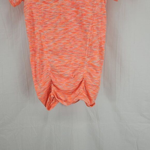 Athleta Women Athletic Fast Fastest Track Tee Top Size XS Orange Short Sleeve - Picture 3 of 8